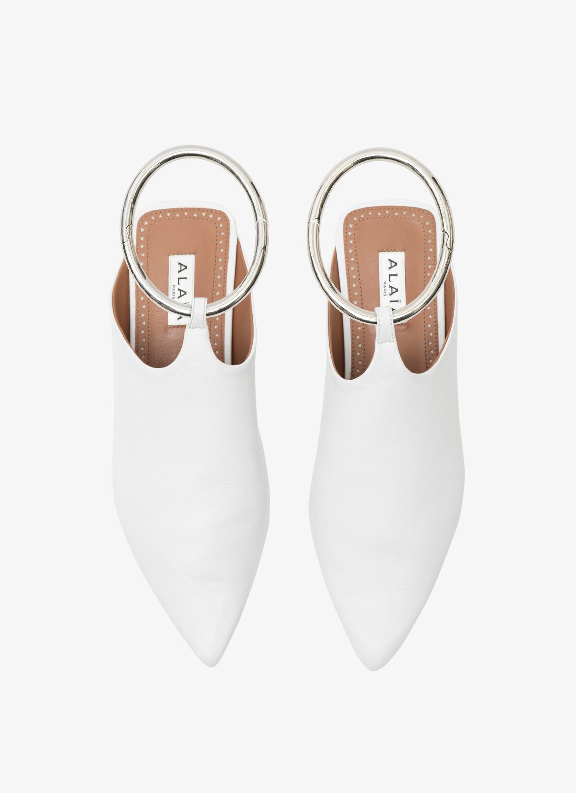 Babouches en cuir ALAÏA BLANC BABOUCHES EN CUIR